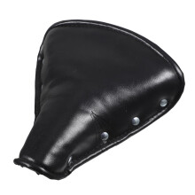 Vintage Saddle Cushion For Tricycle, Retro Leather Bike Seat, Black, Random Style