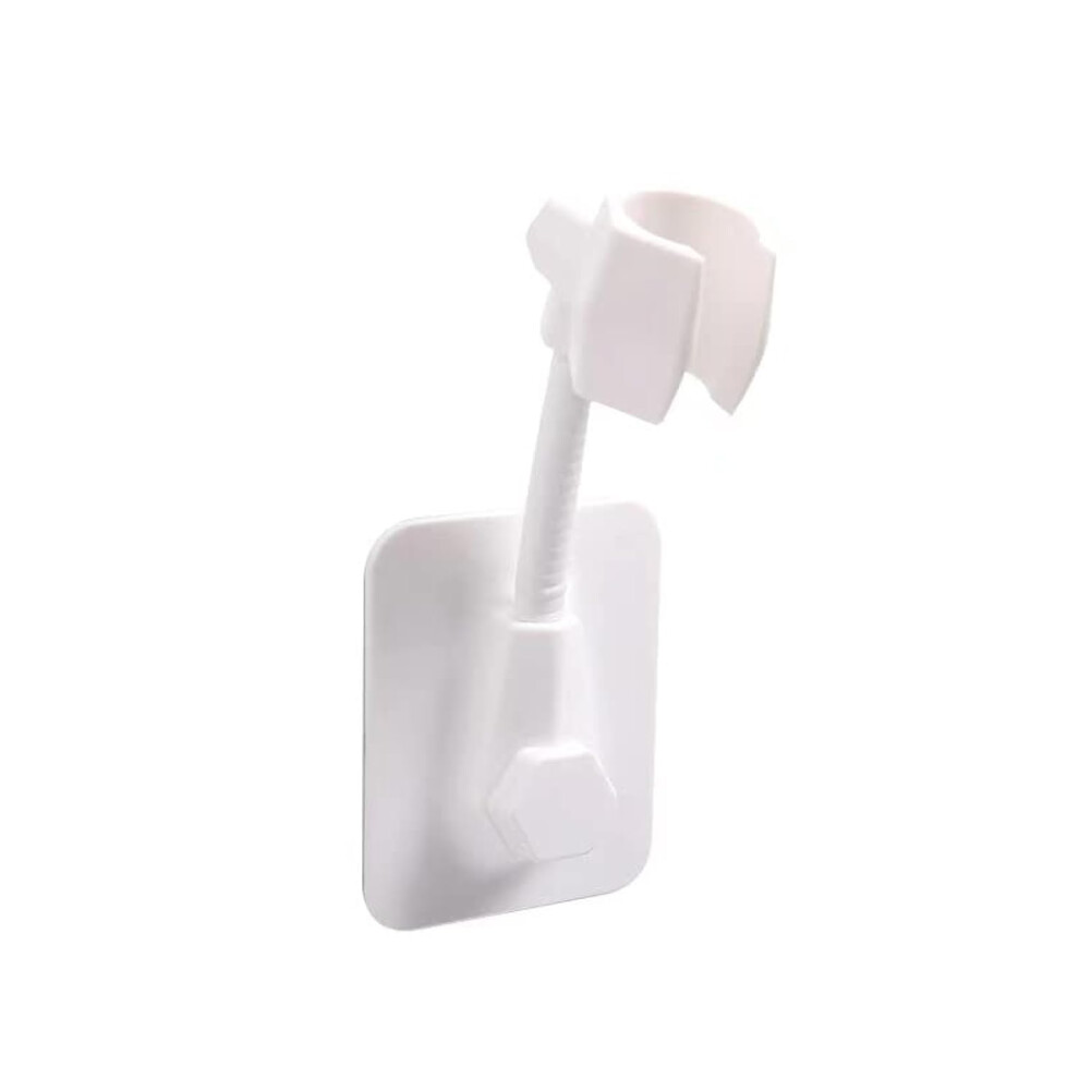 Shower Head Holder Bracket 360Degree Universal Adjustable, Selfadhesive Wall Mount For Handheld Showerhead, White 9199774197144