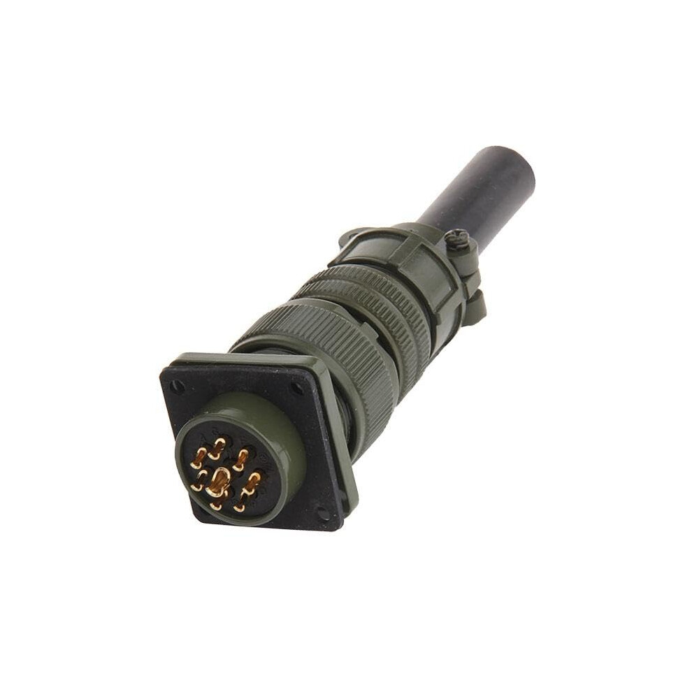 Military Standard Aviation Connector Ms5015 8 Pin Circular Plug Socket Set Weatherproof Durable 9455672649254