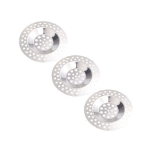 3pcs Stainless Steel Kitchen Sink Strainer AntiClogging Drain Filter for Bathroom and Kitchen