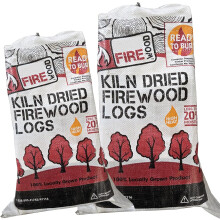 2 Bags Softwood Kiln Dried Firewood Logs