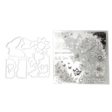 Transparente Gummistempel für DIY-Scrapbooking und Kartenherstellung – wunderschöne Muster, hochwertige und langlebige Silikonstempel, geruchlos