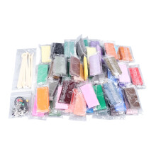 Ultra Light Modeling Clay Set For Kids, 50 Color Assortment Soft Polymer Clay No Heat Needed, Includes Tools Safe & Eco-Friendly DIY Art Kit