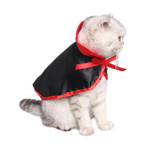 Katt Trollmann Antrekk Kjæledyr Heks Cosplay Klær Kjæledyrkostyme Vampyrkappe Halloween Kjæledyrkappe Kreativ Kappe Unikt Design Hudvennlig