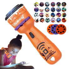 Flashlight Projector For Kids, Halloween Party Favor, Bedtime Projection Toy, Portable Travel Toy And Kindergarten Gift