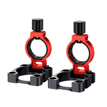 Fishing Umbrella Stand Holder Foldable Bracket AntiRust Portable Removable for Fishing Tackle Box Red