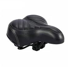 Bicycle Gel Saddle Wide Large Gel Pad Cruiser Style Universal Compatibility ShockAbsorbing Design