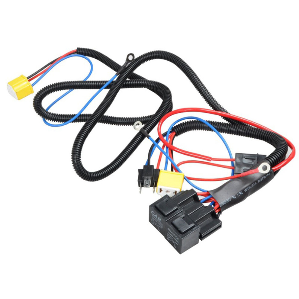 12V H4 Head Wiring Harness For Halogen Enhancer Cable Socket 75Cm Light 6951377337920