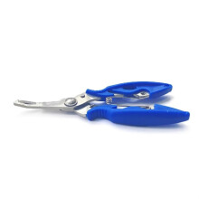 Fishing Pliers Line Cutter Hook Remover Knot Tying Tool Blue