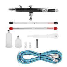 Aerógrafo de fácil limpieza, doble acción, alimentación por gravedad, con boquillas de 0,2, 0,3 y 0,5 mm, aerógrafo multiusos de alto
