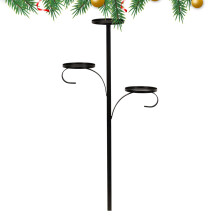 3 Tier Star Tree Stand Iron Candle Holder For Tea Light Christmas Centerpiece For Family Gathering