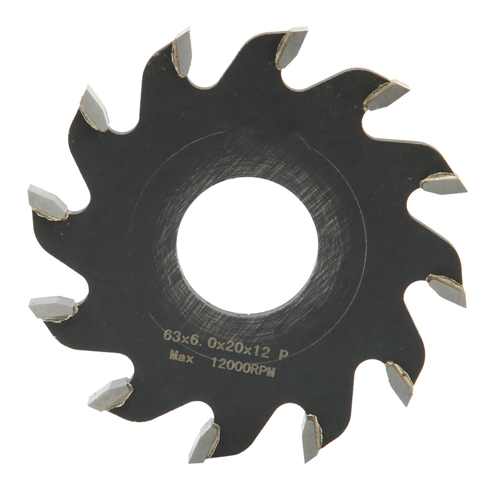 Alloy Saw Blade 63Mm X 6Mm For Wood & Metal Cutting, 12 Teeth 8491377338995