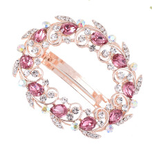 Fermagli per capelli eleganti con design a farfalla e gemme scintillanti, decorazioni glitterate, fermagli per capelli in lega, squisiti strass di