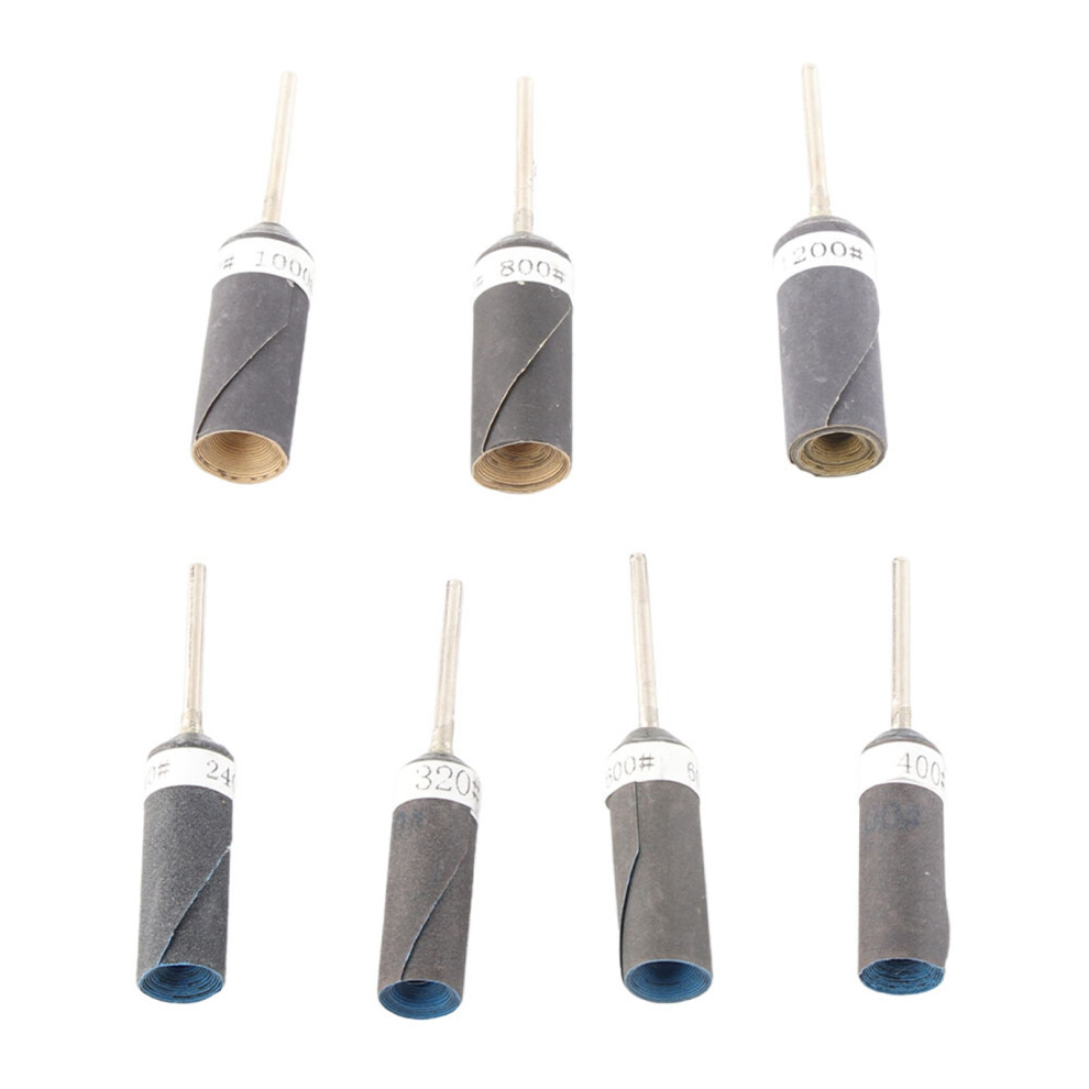 Mixed Grit Sandpaper Sanding Drums Sleeves Kit Woodworking Polishing Bit Rotary Accessories Aluminium Oxide Abrasive For Grinding All Materials Sandpa 9177303140212