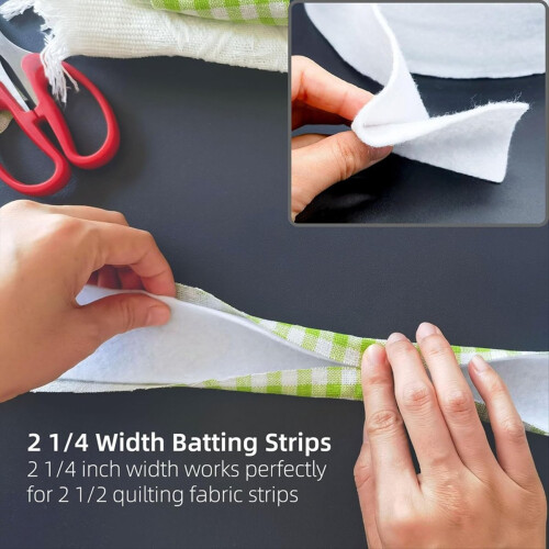 Cotton Blend Batting on A Roll for QuiltsNeedle Pu 1