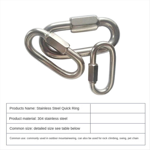 304 Stainless Steel Connecting Ring, Quick Chain R