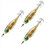 3PCS Horizontal Wooden Fish 5.5g Fluorescence Floa 3