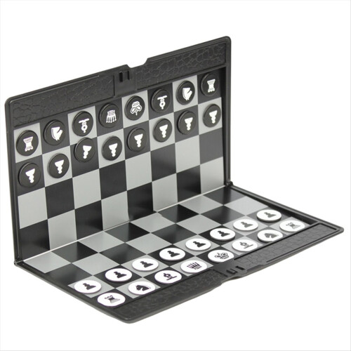 Pocket Chess Travel Board Set, Suitable for Use on 1