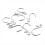 100PCS Gutter Hang Hooks Christmas Lights Ornament 8