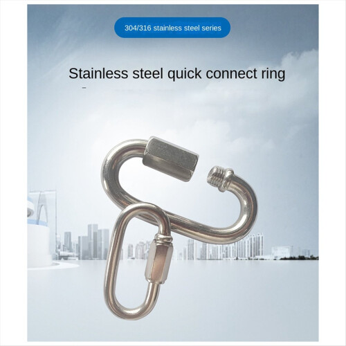 304 Stainless Steel Connecting Ring, Quick Chain R 2