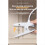White Book Lamp USB Charging and Plugging Dual Pur 8