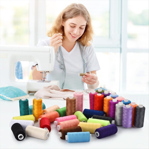 72pcs Sewing Thread Kit, 36 Colors Machine Threads 2