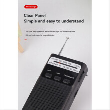Mini Pocket FM AM Radio Portable Rechargeable Radi