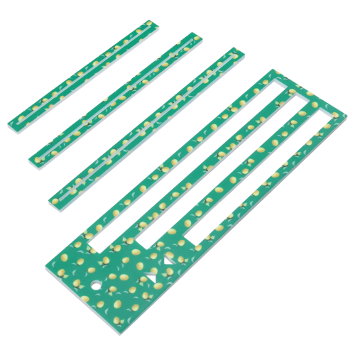 Zipper Pocket Template, Lemon Pattern Acrylic Maki 2
