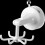 Rotatable Kitchen Hook - 6-Claw Suction Cup Wall M 2