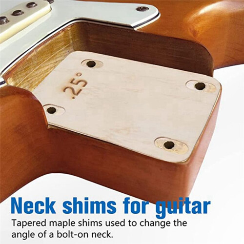 3 Piece Guitar Neck Pad, Made of Solid Maple, Prot 1