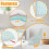 2 Pcs Shower Corner Water Guard, Thickened Splash 4