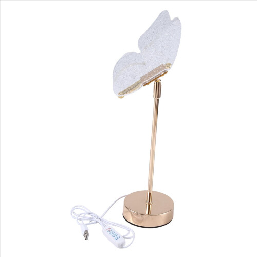 Butterfly Desk Lamp Indoor Lighting Button Home De
