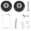 55X18mm Set of 2 Luggage Suitcase Replacement Whee 4