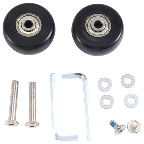 55X18mm Set of 2 Luggage Suitcase Replacement Whee 2