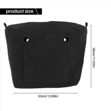 Waterproof Solid Canvas Insert Inner Lining Zipper
