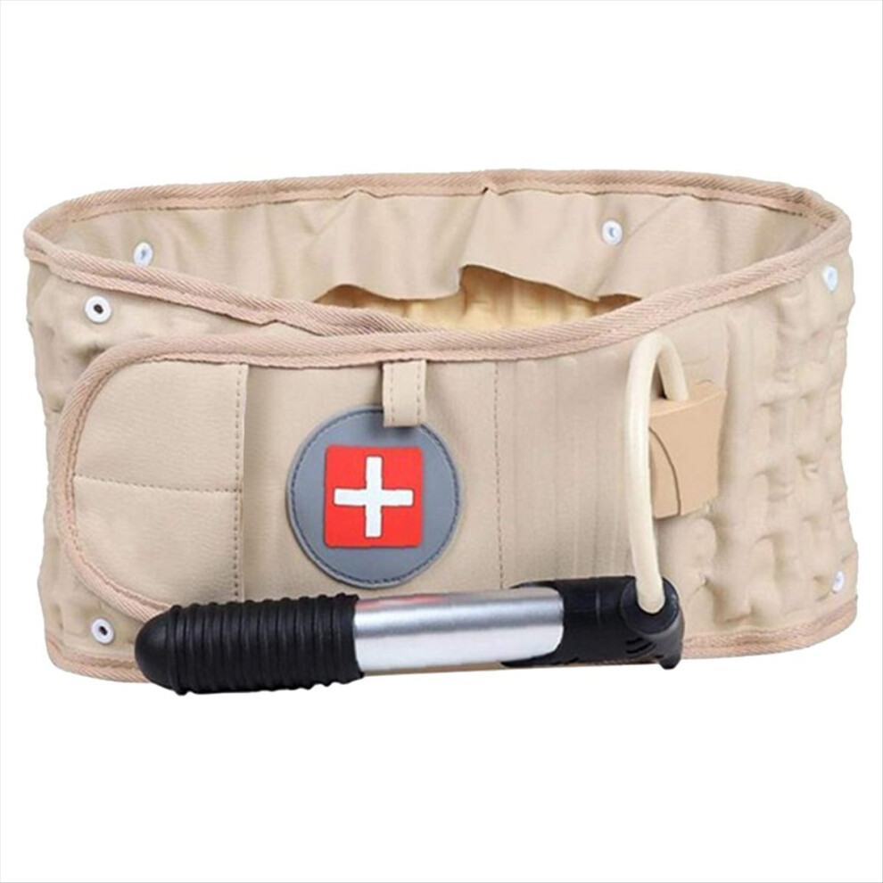Semoic Inflatable Waist Traction Brace Belt Spinal Lumbar