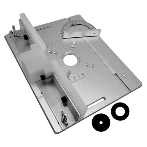 Router Table Insert Plate W/Miter Gauge for Woodwo