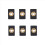 6Pcs M6 Copper Sliding Nut Side Mount Slide Track 4