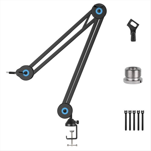 Desk Mic Stand Universal Microphone Long Arm Load