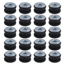20Pcs Motorcycle Rubber Grommets Kits Windshield B