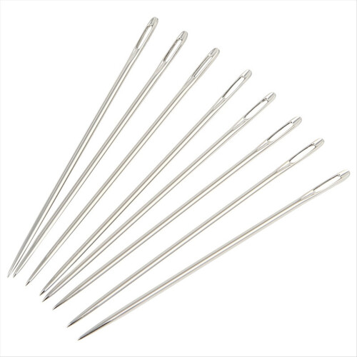 150mm 200pcs Sack Needle Large Hand Sewing Bag Bin