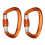2PCS 25KN Carabiner Clip D Shape Hook Aluminium Al 1
