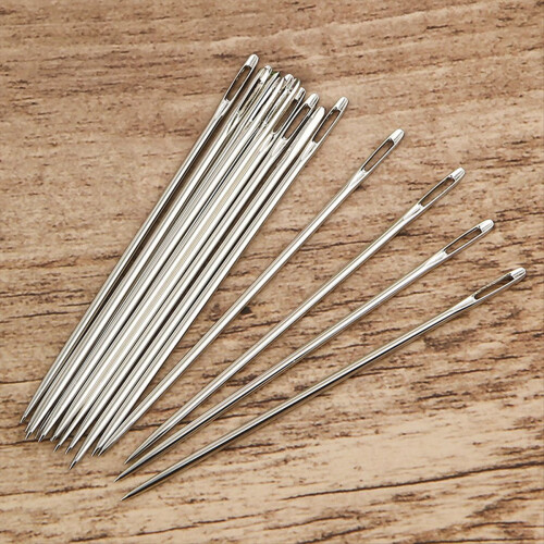 100mm 200pcs Sack Needle Large Hand Sewing Bag Bin 2