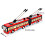 High Simulation 1:50 Alloy Pull Back Double Bus Ci 3