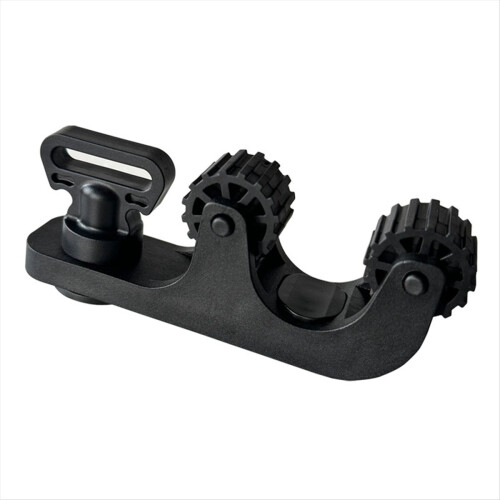Extended Kayak Paddle Holder Track Mounting Access