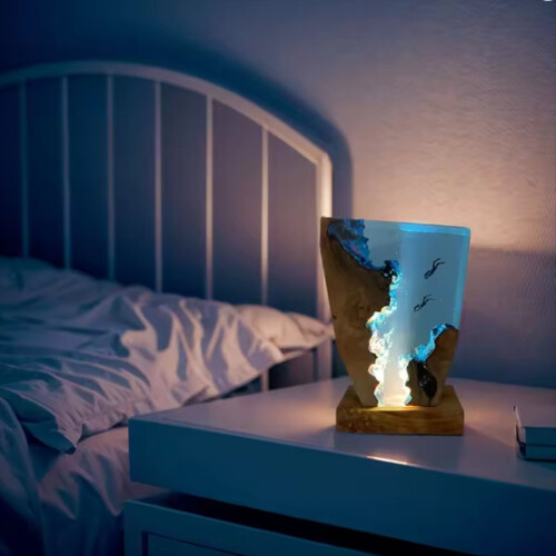 Seabed Exploration Organism Resin Table Light 2 Di 2