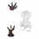 3D Dragon Claw Silicone Mold, Demon Ghost Hand Re 4