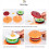 Simulation Wooden Pretend Sandwich Educational Foo 5