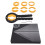 Compact Fly Fishing Rig Holder 7mm Thickness Color Coding Line Locking Tabs Easy Line Winding Versatile Use 1