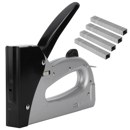 Staple Viewing Window And Quick Loading System, Manual Stapler For Efficient Work, Suitable For Oil Painting Frames Cartons Nailing Removal Function